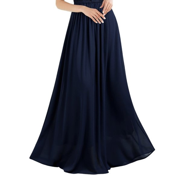 NWT Women's off-shoulder Maxi Dress - Picture 3 of 9